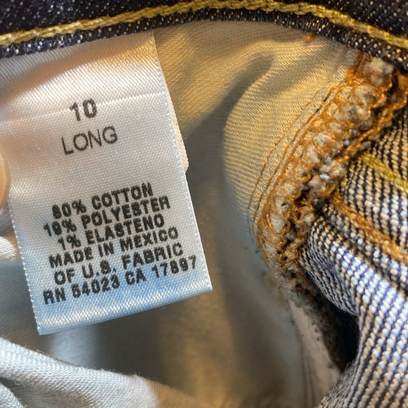 Old Navy the diva jeans 10 long dark wash low waisted - Picture 6 of 10